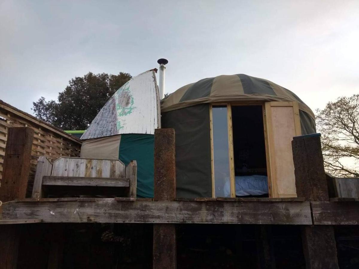Bembridge Harbour Yurt - Log Burner - Wifi Villa ภายนอก รูปภาพ